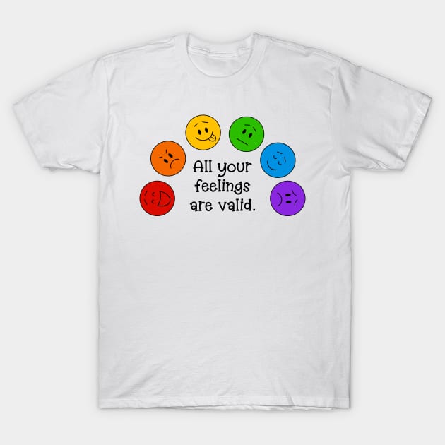 Rainbow feelings T-Shirt by Designed-by-bix